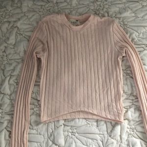 Pink cropped long sleeve